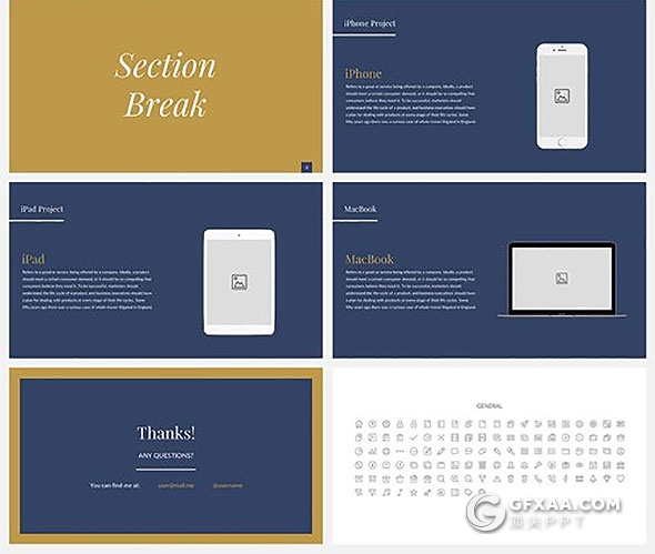 24页扁平化简单工作汇报总结PPT模板 - 顶尖PPT