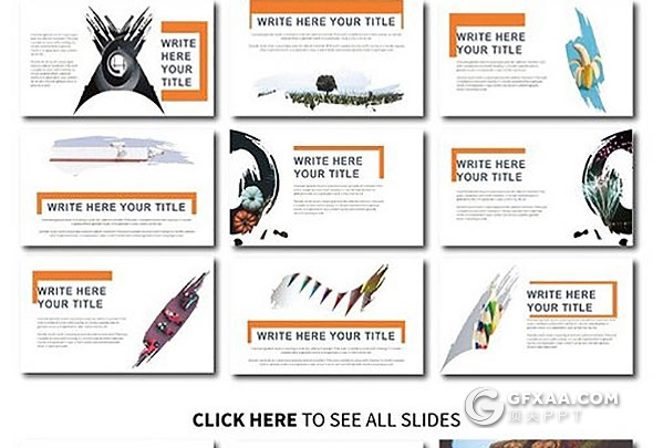 70页简约白底创意杂志风格PPT模板 - 顶尖PPT