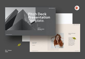 企业产品服务商业路演推介PPT模板 - 顶尖PPT