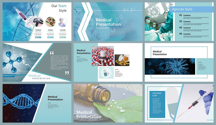 医疗保健健康管理PPT模板 - 顶尖PPT