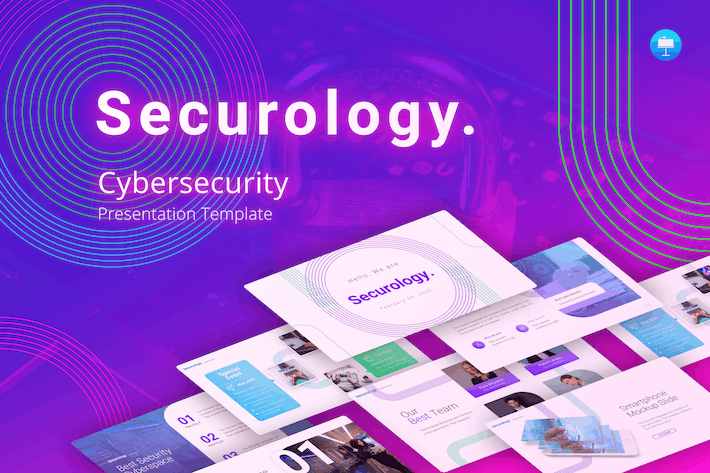 网络科技安全keynote模板 - 顶尖PPT
