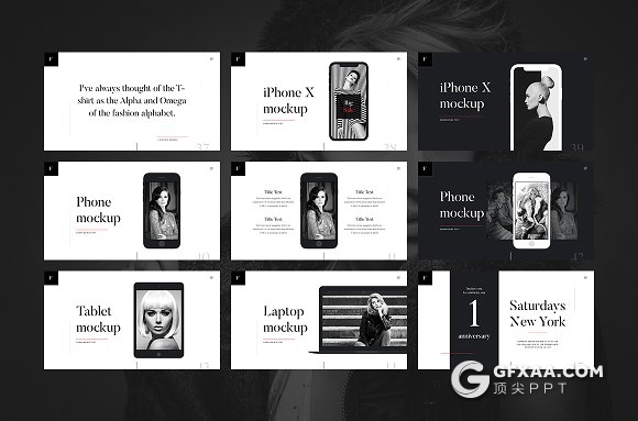 50页简约艺术风格图片展示类PPT模板 - 顶尖PPT