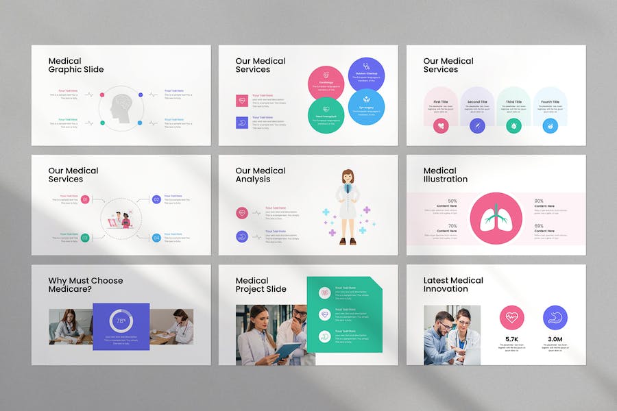医疗诊疗专业知识分享展示PPT模板 - 顶尖PPT