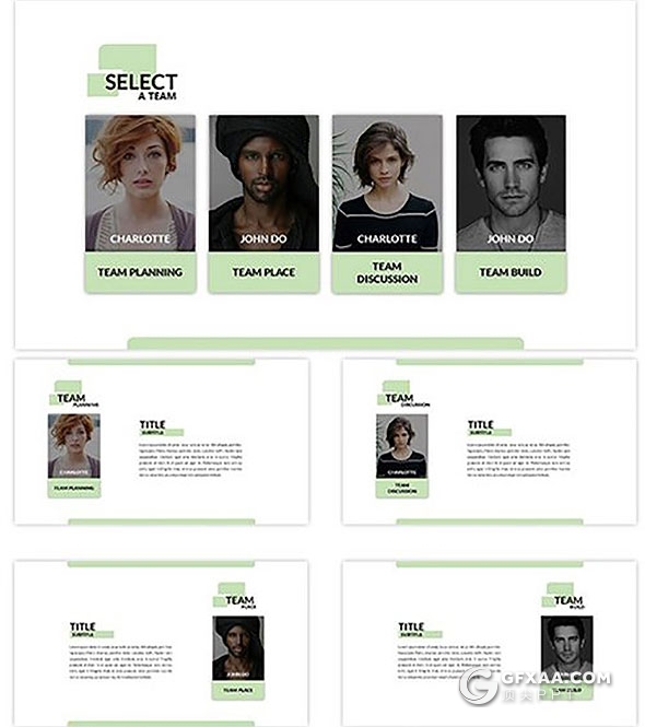 22页简单的工作汇报PPT模板 - 顶尖PPT