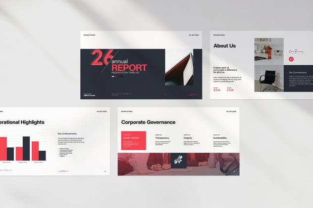 年度财务报告总结展示Keynote模板 - 顶尖PPT