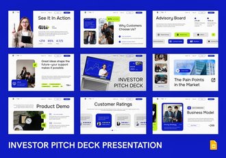 投资者融资路演商业计划书推介PPT模板 - 顶尖PPT