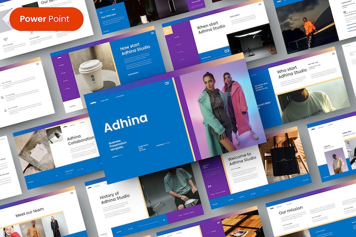 欧美时尚服装展示市场调研分析PPT模板 - 顶尖PPT