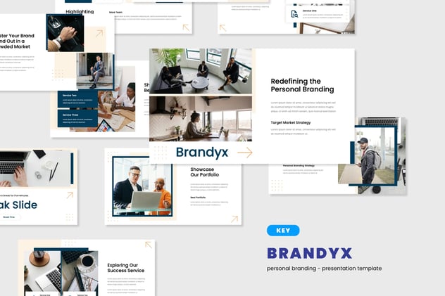 企业个人品牌主题keynote模板 - 顶尖PPT