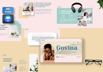 摄影讲述展示方案应用推介Keynote模板 - 顶尖PPT