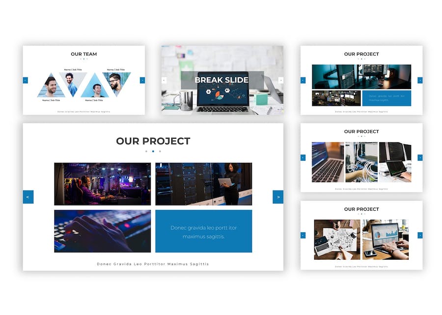 技术应用发展讲述展示Keynote模板 - 顶尖PPT