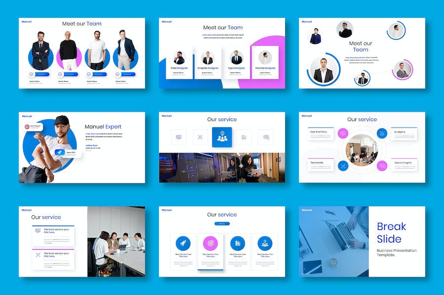 商业企业品牌建设宣传方案Keynote模板 - 顶尖PPT