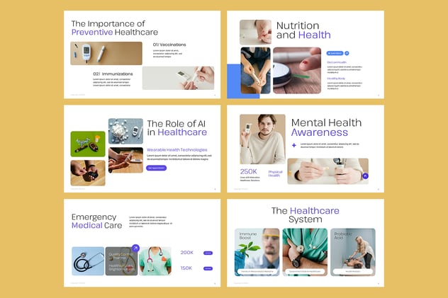 医疗健康护理市场调查分析PPT模板 - 顶尖PPT