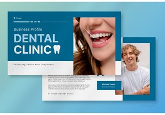 牙科诊所PowerPoint模板 - 顶尖PPT