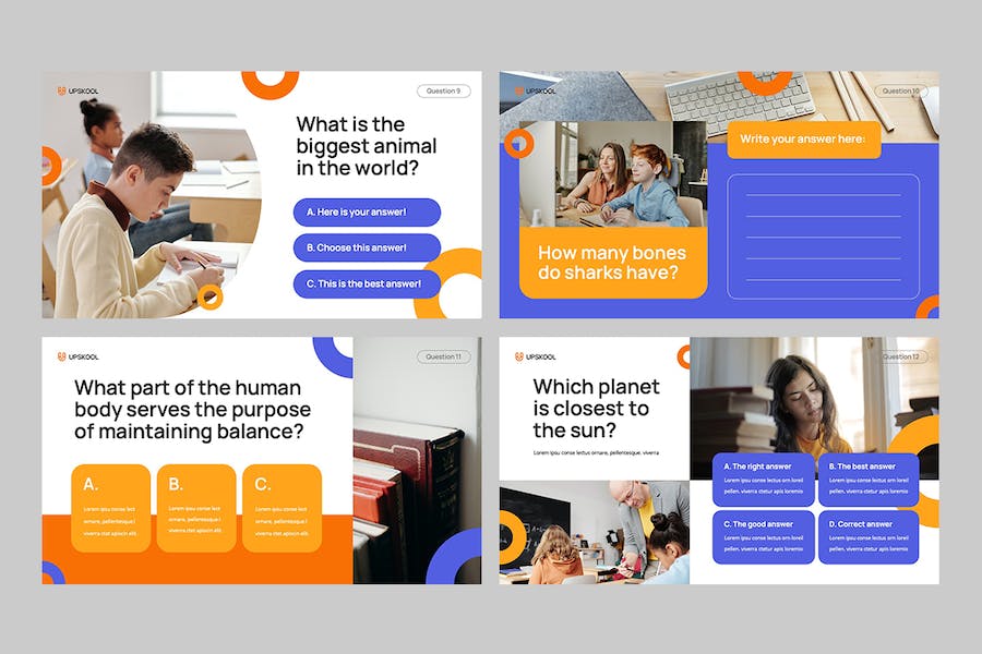 在线教育知识竞赛答题Keynote模板 - 顶尖PPT