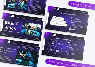 网络科技人工智能技术应用PPT模板 - 顶尖PPT