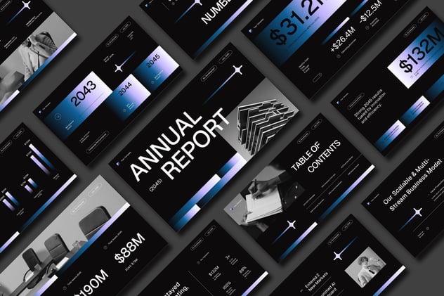 年度财务业绩报告总结PPT模板 - 顶尖PPT