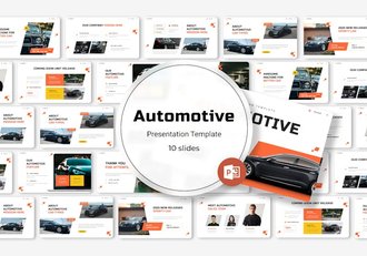 汽车行业竞品分析PPT模板 - 顶尖PPT