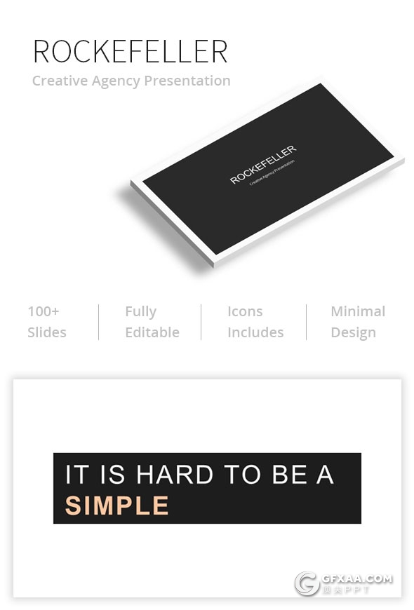 112页极简商务PPT模板创意作品展示PPT - 顶尖PPT