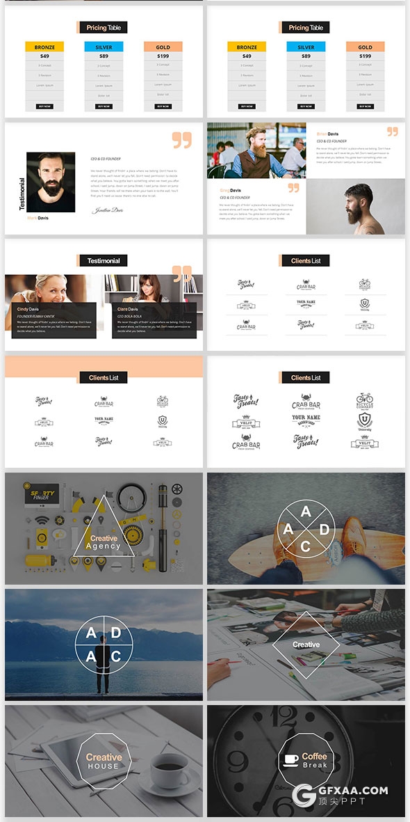 112页极简商务PPT模板创意作品展示PPT - 顶尖PPT