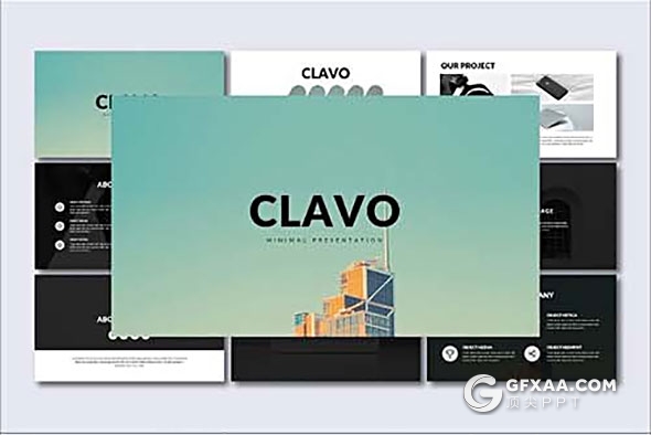 88页极简商务作品产品展示PPT模板 - 顶尖PPT