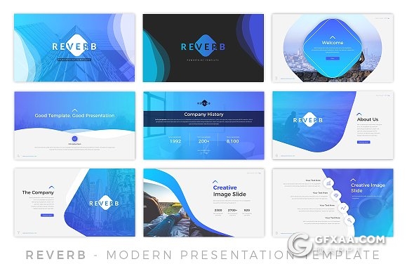 75页创意图形设计商务多用途PPT模板11种配色 - 顶尖PPT