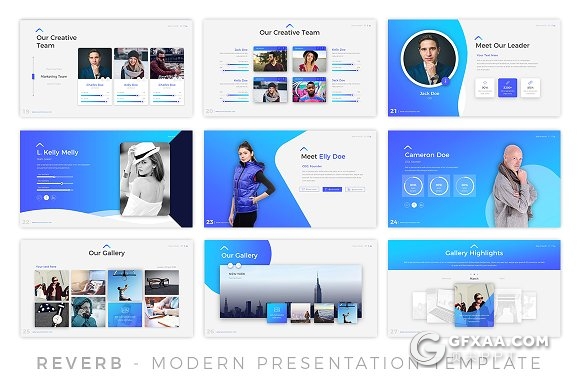 75页创意图形设计商务多用途PPT模板11种配色 - 顶尖PPT