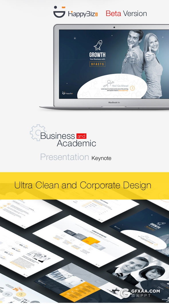 170多页欧美商务风格keynote模板7种配色 - 顶尖PPT