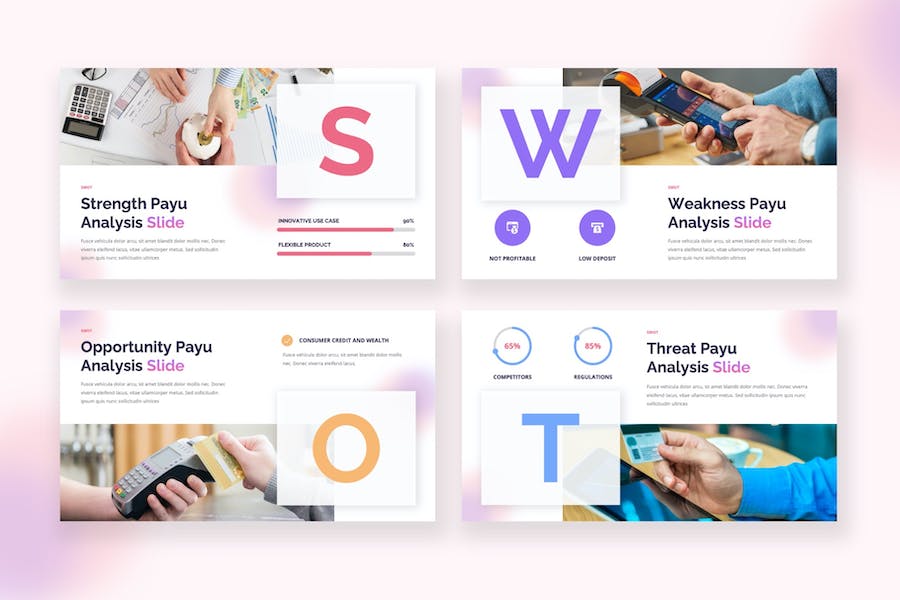 数字钱包产品介绍支付流程演示keynote模板 - 顶尖PPT