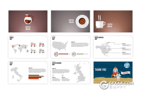 82页简约大气商务多用途PPT模板 - 顶尖PPT