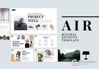 65页简约大气时尚杂志风格PPT模板 - 顶尖PPT