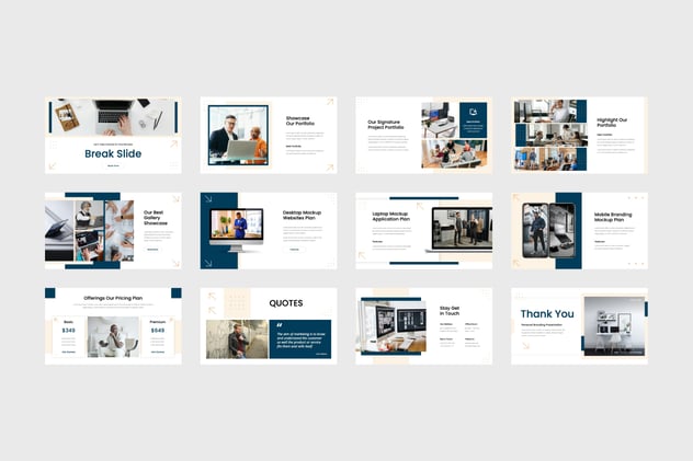 企业个人品牌主题keynote模板 - 顶尖PPT