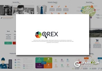 50页图形图表分析统计PPT模板 - 顶尖PPT