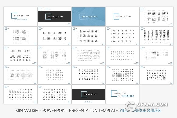177页简约商务图片展示多用途PPT 包含281张高清图片 - 顶尖PPT