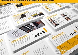 50页5种配色项目介绍提案通用keynote模板 - 顶尖PPT