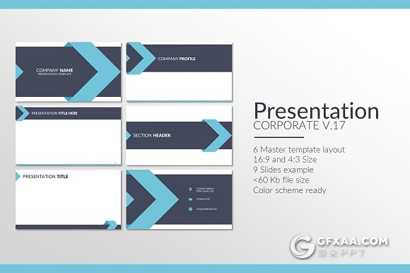 创意箭头9页简单工作汇报PPT模板 - 顶尖PPT