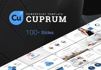 105页蓝色企业宏图介绍工作总结keynote模板 - 顶尖PPT