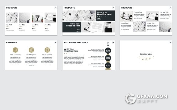 50页简约年度报告总结PPT模板 - 顶尖PPT