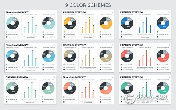 50页简约年度报告总结PPT模板 - 顶尖PPT