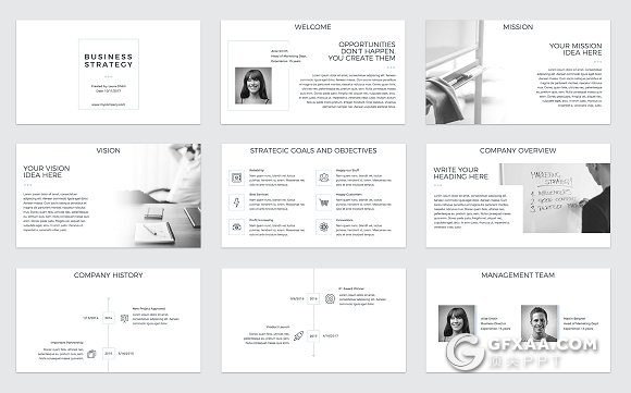 60页公司战略计划PPT模板商业策略PPT - 顶尖PPT