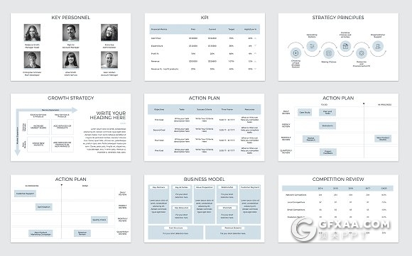 60页公司战略计划PPT模板商业策略PPT - 顶尖PPT