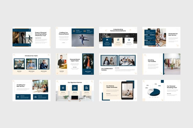 企业个人品牌主题keynote模板 - 顶尖PPT