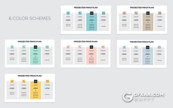 60页项目提案简约风格PPT模板 - 顶尖PPT