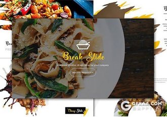 40页餐饮美食图片展示keynote模板 - 顶尖PPT