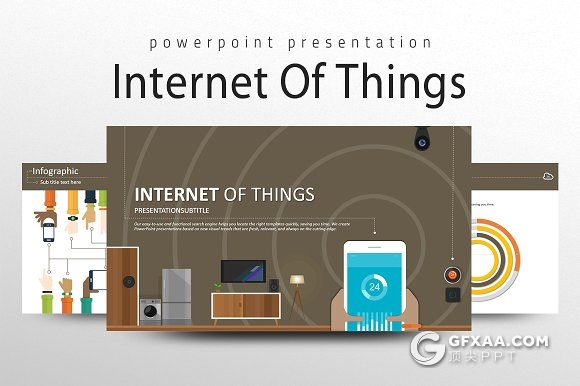 31页卡通风格物联网科技PPT模板 - 顶尖PPT