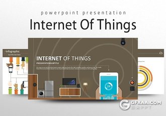 31页卡通风格物联网科技PPT模板 - 顶尖PPT
