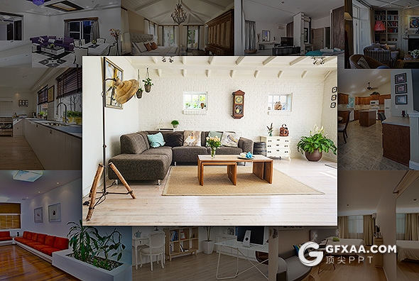 PPT配图 | 30高清家居装修样板间展示配图 - 顶尖PPT