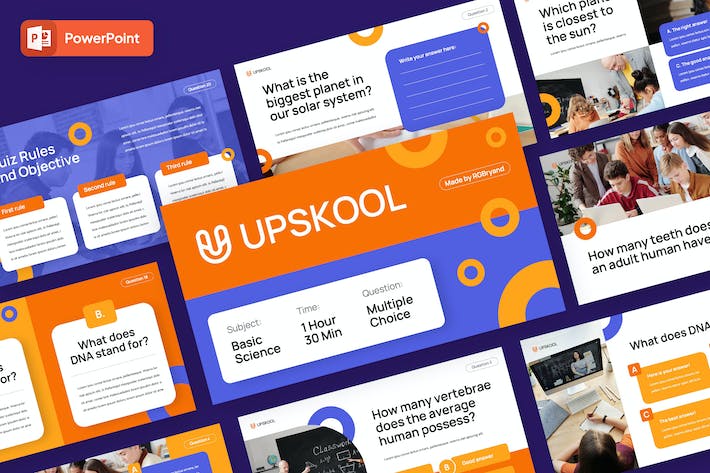 教育培训课堂互动测验PPT模板 - 顶尖PPT