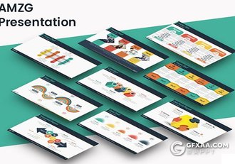 141页多色搭配商务多用途PPT模板 - 顶尖PPT