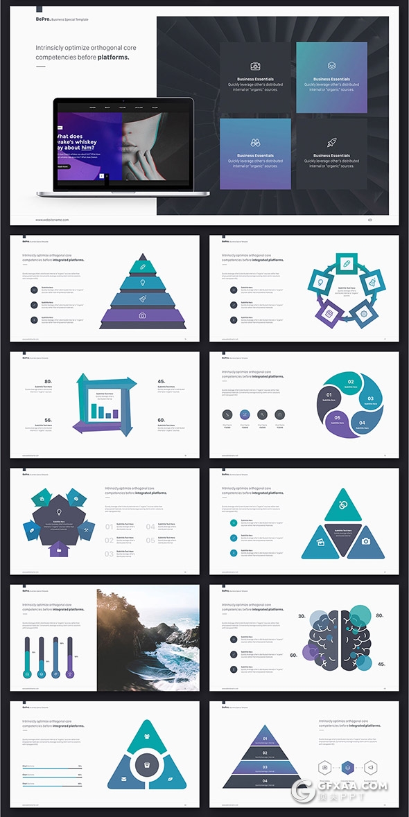 108页公司团队介绍商业计划PPT模板 - 顶尖PPT