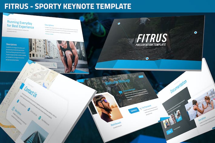 运动型号产品推介讲述Keynote模板 - 顶尖PPT